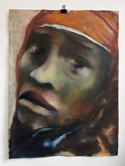 De oranje hoofddoek